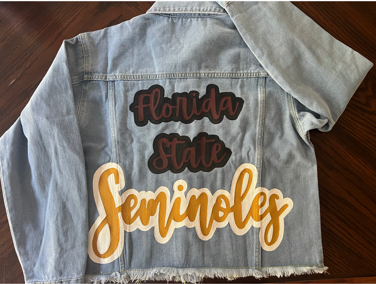 College Spirit Denim Jacket