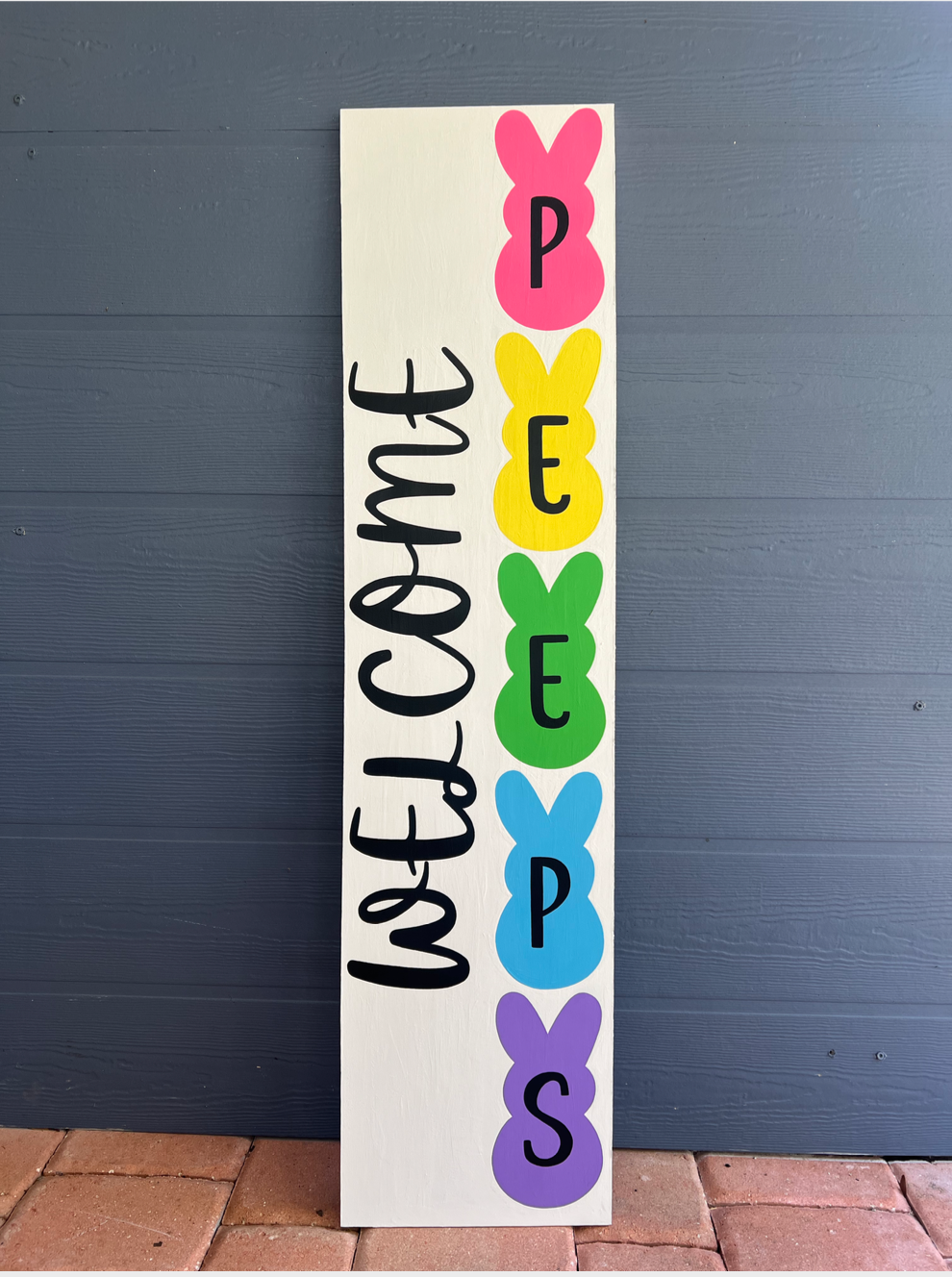 Easter Themed Entryway Sign